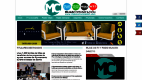 What Mijascomunicacion.org website looked like in 2020 (3 years ago)