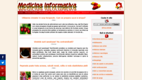 What Medicina-informativa.com website looked like in 2020 (3 years ago)