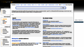 What Mediapedia.hu website looked like in 2020 (3 years ago)