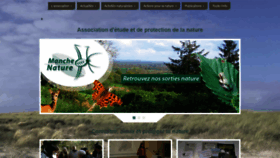 What Manche-nature.fr website looked like in 2020 (3 years ago)