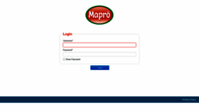 What Mapro.bizom.in website looked like in 2020 (3 years ago)