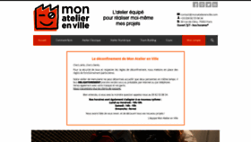 What Monatelierenville.com website looked like in 2020 (3 years ago)