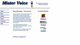 What Mistervoice.com website looked like in 2020 (3 years ago)