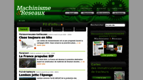 What Machinismeetreseaux.fr website looked like in 2020 (3 years ago)