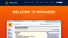 What Miraheze.org website looked like in 2020 (3 years ago)