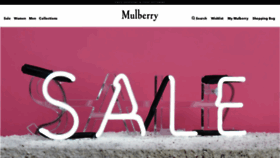What Mulberry.com website looked like in 2020 (3 years ago)
