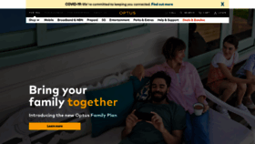 What My.optus.com.au website looked like in 2020 (3 years ago)