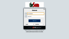 What Mail.thesundaily.com website looked like in 2020 (3 years ago)