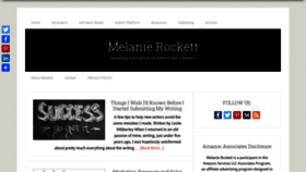 What Melanierockett.com website looked like in 2020 (3 years ago)