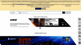What Mindfactory.de website looked like in 2020 (5 years ago)