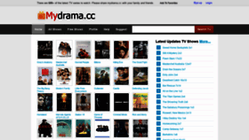 What Mydrama.cc website looked like in 2020 (3 years ago)