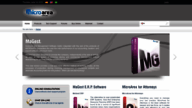 What Microarea.es website looked like in 2020 (3 years ago)