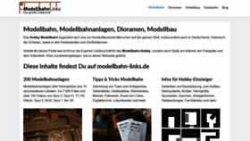 What Modellbahn-links.de website looked like in 2020 (3 years ago)