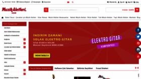 What Muzikaletleri.com.tr website looked like in 2020 (3 years ago)