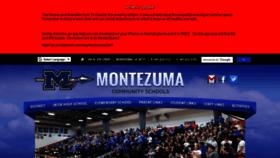 What Montezuma-schools.org website looked like in 2020 (3 years ago)