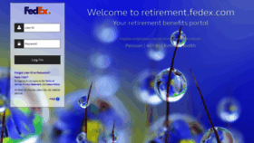 What Mypension.fedex.com website looked like in 2020 (3 years ago)
