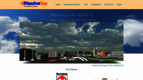 What Massivestarstudio.com website looked like in 2020 (3 years ago)