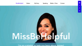 What Missbehelpful.com website looked like in 2020 (3 years ago)