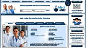 What Medi-jobs.de website looked like in 2020 (3 years ago)