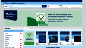 What Medone-neurosurgery.thieme.com website looked like in 2020 (3 years ago)