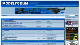 What Modelforum.cz website looked like in 2020 (3 years ago)