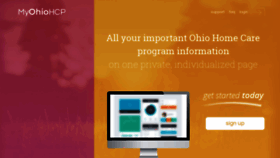 What Myohiohcp.org website looked like in 2020 (3 years ago)