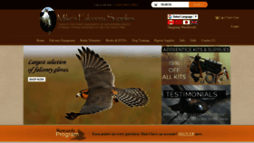 What Mikesfalconry.com website looked like in 2020 (3 years ago)