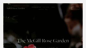What Mcgillrosegardenevents.com website looked like in 2020 (3 years ago)