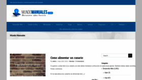 What Mundomanuales.com website looked like in 2020 (3 years ago)