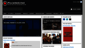 What Movieaddicted.net website looked like in 2020 (3 years ago)