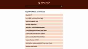 What Mp3paw.top website looked like in 2020 (3 years ago)