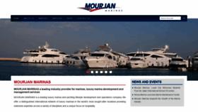 What Mourjanmarinas.com website looked like in 2020 (3 years ago)