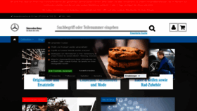 What Mercedes-originalteile.de website looked like in 2020 (3 years ago)