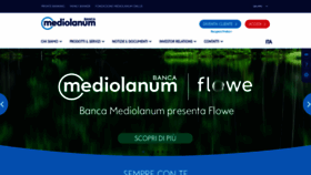 What Mediolanum.it website looked like in 2020 (5 years ago)