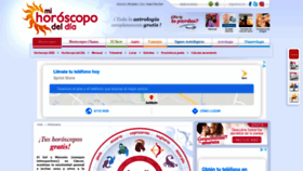 What Mi-horoscopo-del-dia.com website looked like in 2020 (3 years ago)
