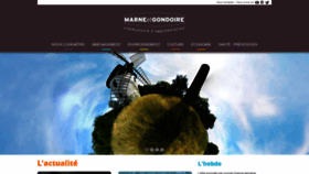 What Marneetgondoire.fr website looked like in 2020 (3 years ago)