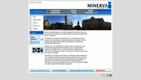 What Minervaappointments.com website looked like in 2020 (3 years ago)