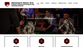 What Mohammadmahoor.com website looked like in 2020 (3 years ago)