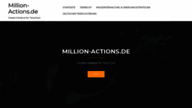 What Million-actions.de website looked like in 2020 (3 years ago)
