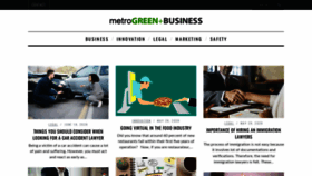 What Metrogreenbusiness.com website looked like in 2020 (3 years ago)