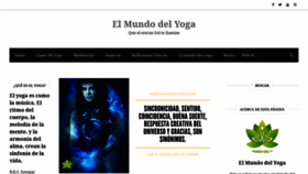 What Mundodelyoga.com website looked like in 2020 (3 years ago)