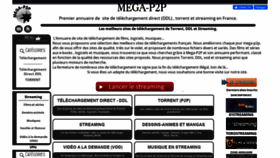 What Mega-p2p.net website looked like in 2020 (3 years ago)