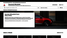 What Mitsubishipartssource.com website looked like in 2020 (3 years ago)