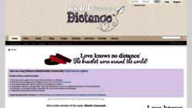 What Members.lovingfromadistance.com website looked like in 2020 (3 years ago)