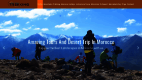What Mont-sahara-trekking.com website looked like in 2020 (3 years ago)
