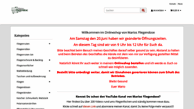What Marios-fliegendose.de website looked like in 2020 (3 years ago)