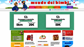 What Mondodeibimbi.com website looked like in 2020 (3 years ago)