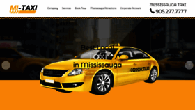 What Mississaugataxi.com website looked like in 2020 (3 years ago)