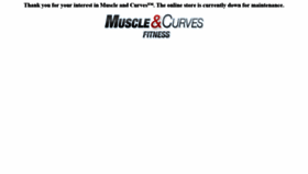 What Musclesandcurves.com website looked like in 2020 (3 years ago)
