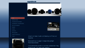 What Mgotzler.de website looked like in 2020 (3 years ago)